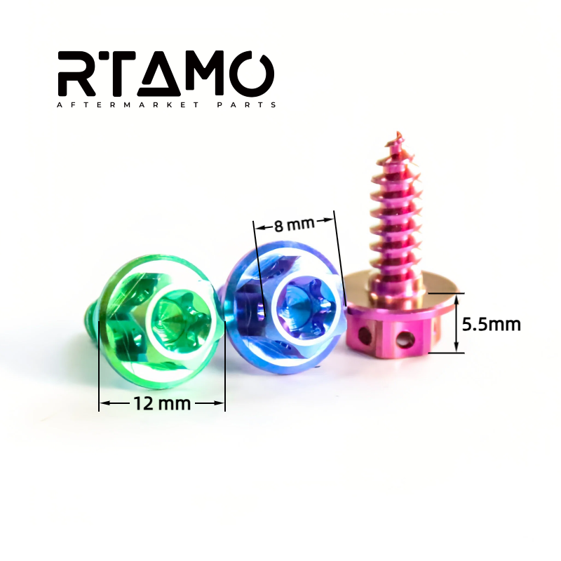 RTAMO Titanium Self-Tapping Bolt M5(OD=12mm)