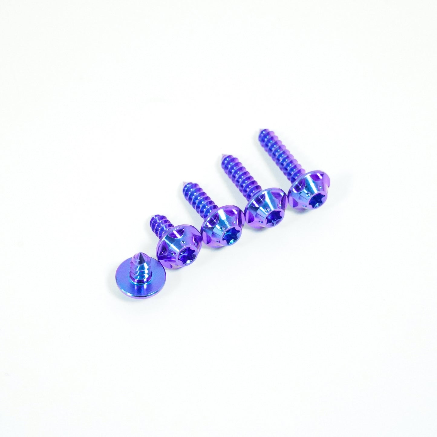 Titanium Knurled Self-Tapping Bolt M4