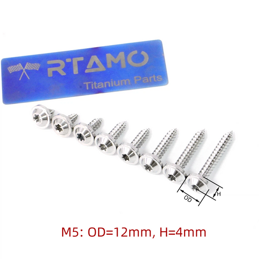 RTAMO Titanium Self-Tapping Bolt M5