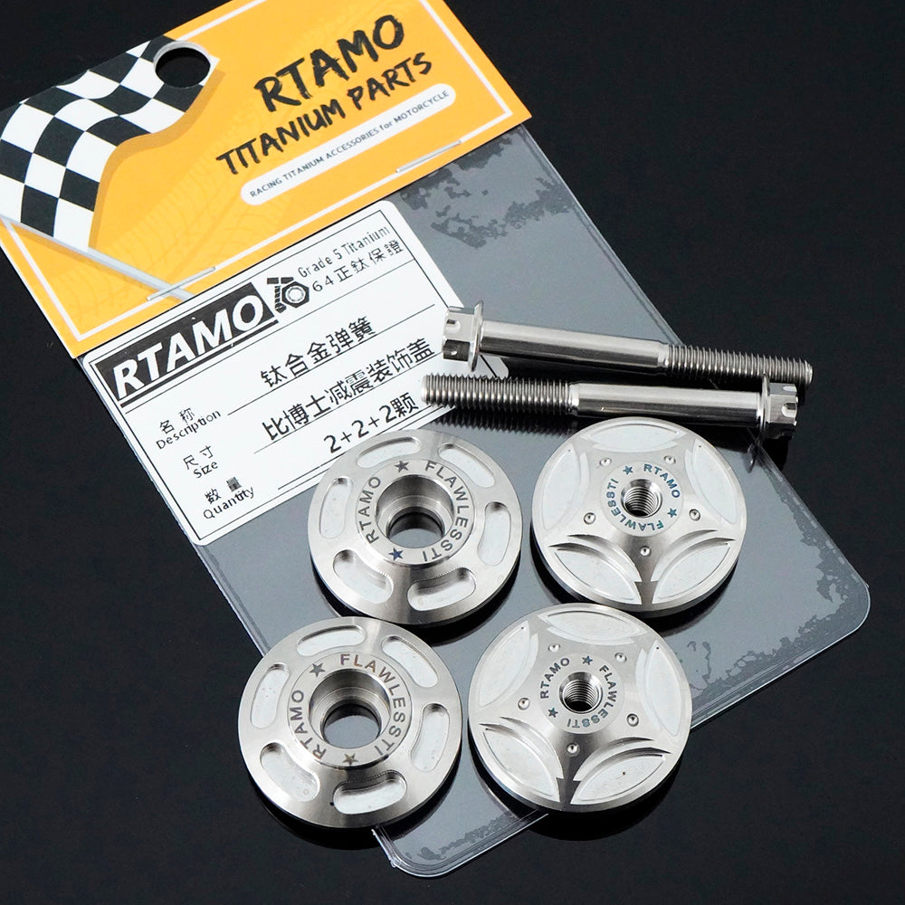 Titanium Shock Cap Set for BIBOSHI