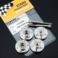 Titanium Shock Cap Set for BIBOSHI
