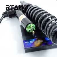 Titanium Inverted Fork Shock Gas Canister Decor Cap & Bolts for MSP
