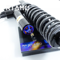 Titanium Inverted Fork Shock Gas Canister Decor Cap & Bolts for MSP