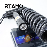 Titanium Inverted Fork Shock Gas Canister Decor Cap & Bolts for MSP