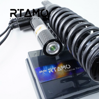Titanium Inverted Fork Shock Gas Canister Decor Cap & Bolts for MSP