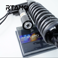 Titanium Inverted Fork Shock Gas Canister Decor Cap & Bolts for MSP