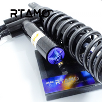 Titanium Inverted Fork Shock Gas Canister Decor Cap & Bolts for MSP