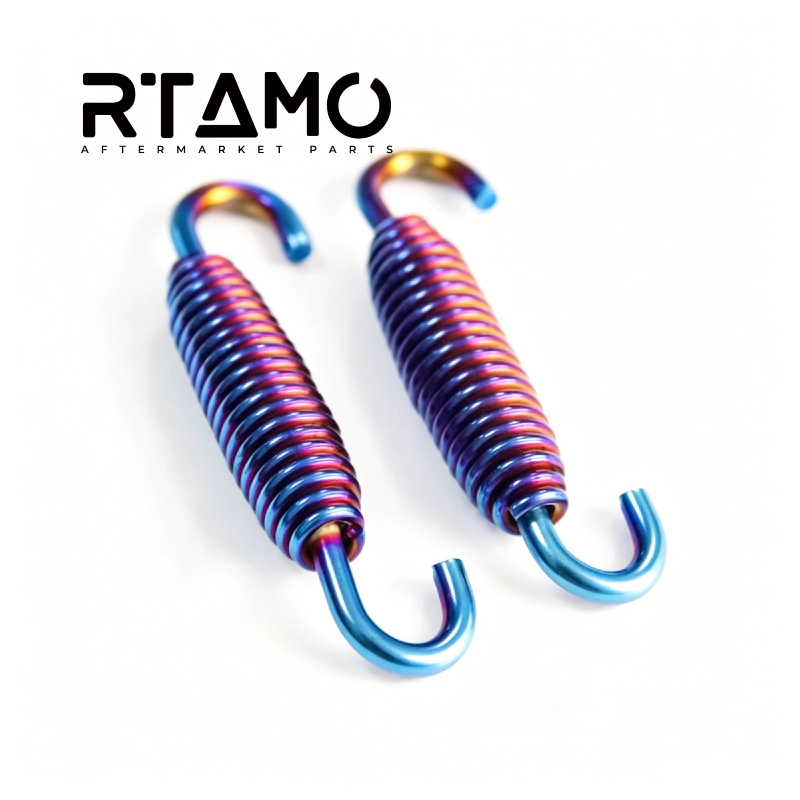 Titanium Pipe Springs for Motorcycle(2 pcs)