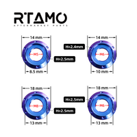 Titanium Step Washer M5/M6/M8/M10