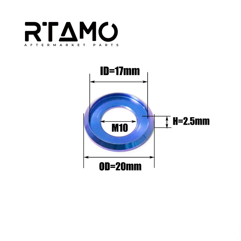 Titanium Step Washer M6/M8/M10