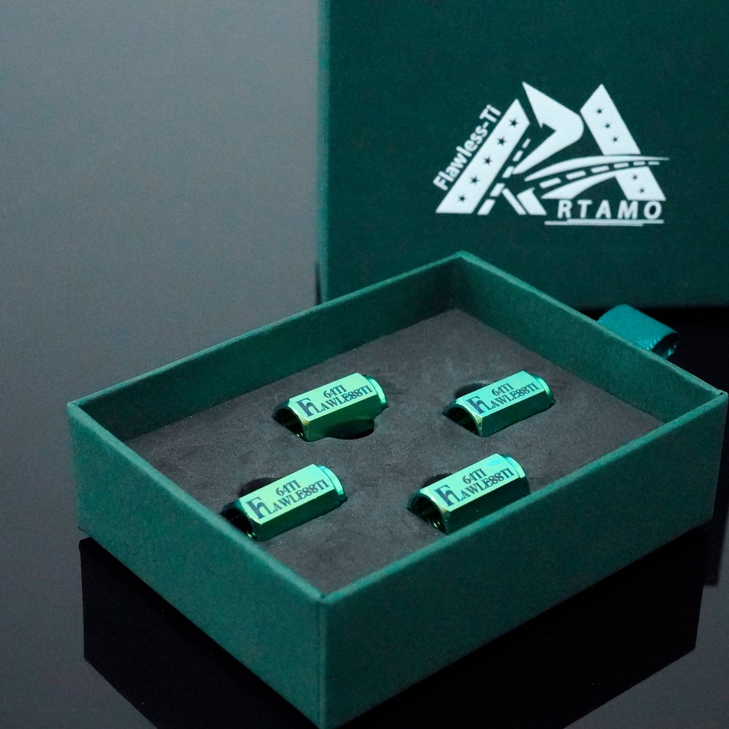 Titanium Hex Valve Stem Cap