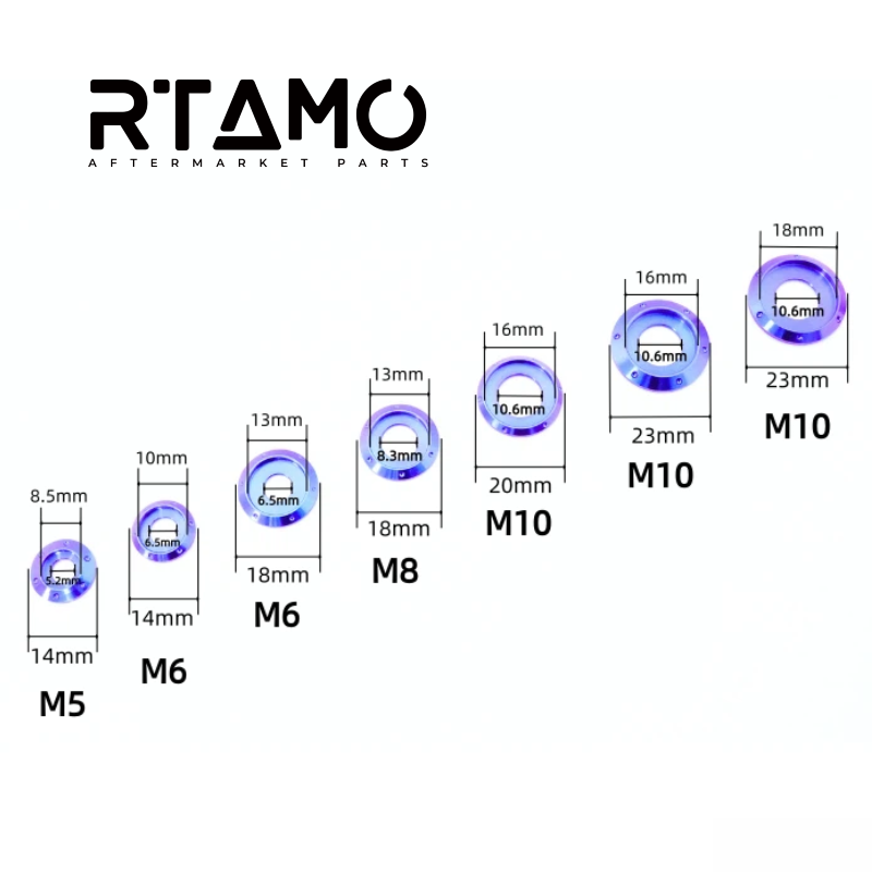 Titanium Step Washer M5/M6/M8/M10