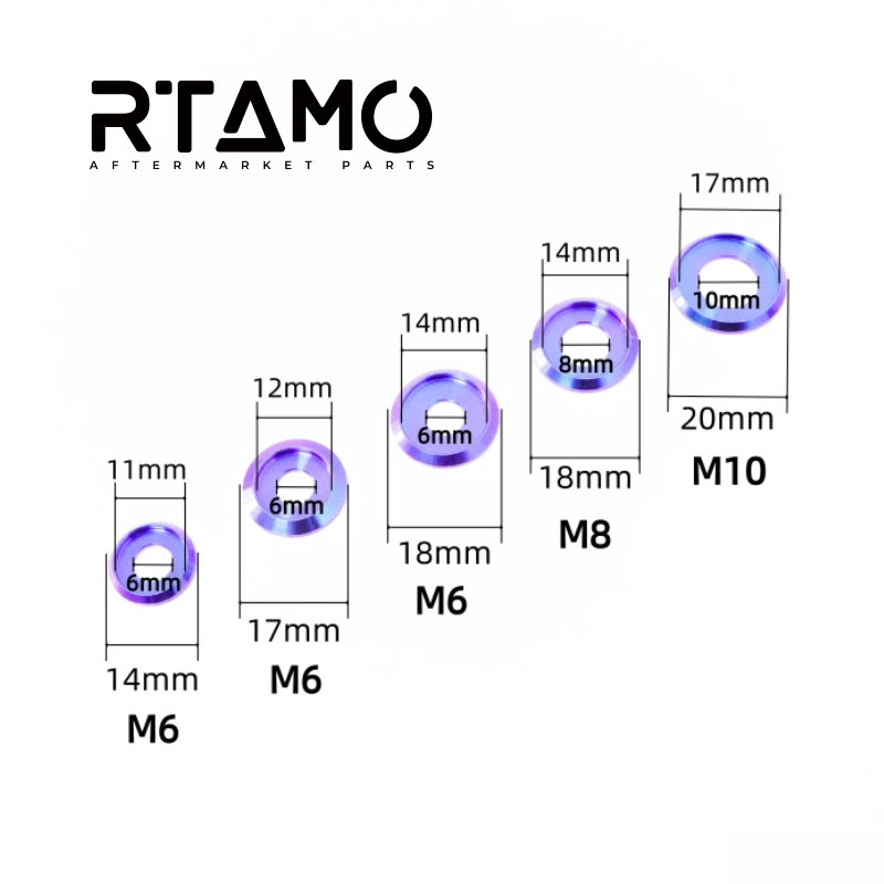 Titanium Step Washer M6/M8/M10