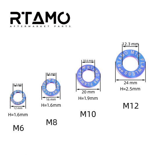 Titanium Flat Washer M6-M12