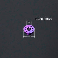 Titanium Eight Hole Washer M6/M8