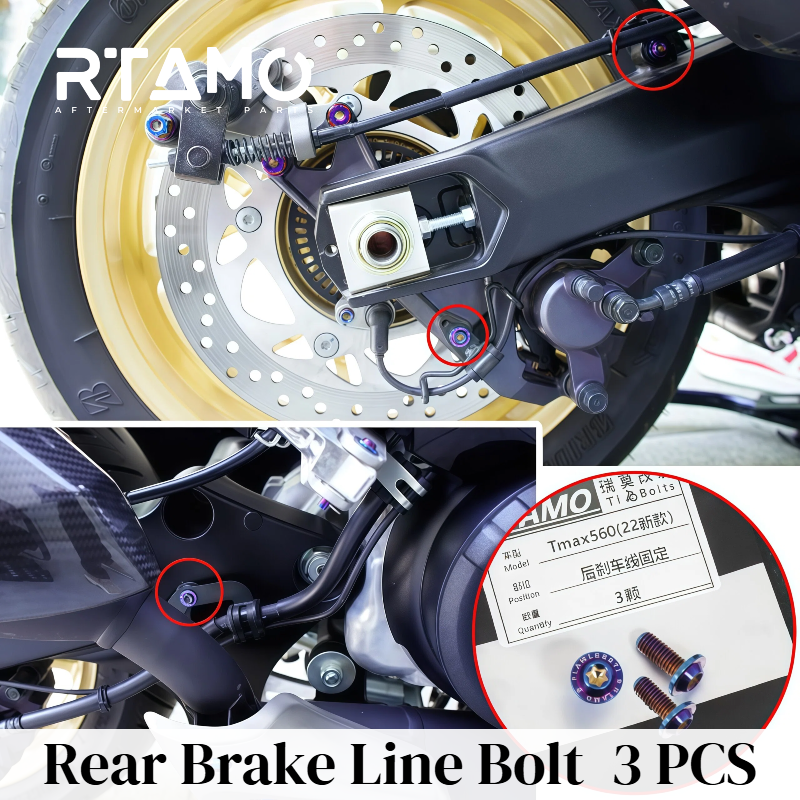 Titanium Bolt Set Fit for Yamaha Tmax560 22-24
