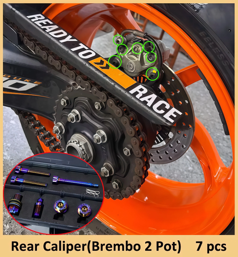 Titanium Bolt Set Fit for KTM 1290 Super Duke R 2023