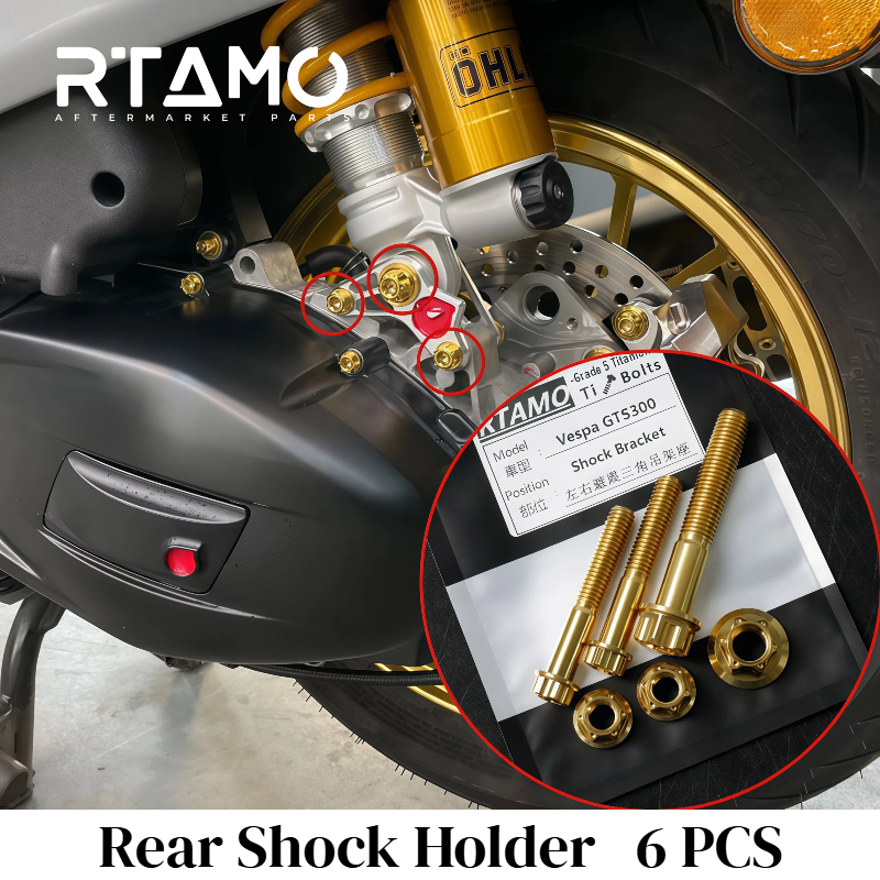 Titanium Bolt Set Fit for Vespa GTS300