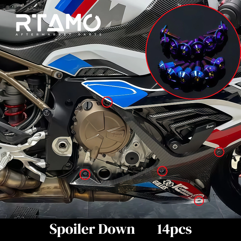 Titanium Bolt Set Fit for BMW S1000RR 23-25
