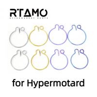 Titanium Sprocket & Rear Nut Clips for Ducati Hypermotard