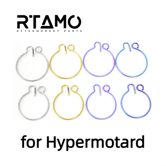 Titanium Sprocket & Rear Nut Clips for Ducati Hypermotard