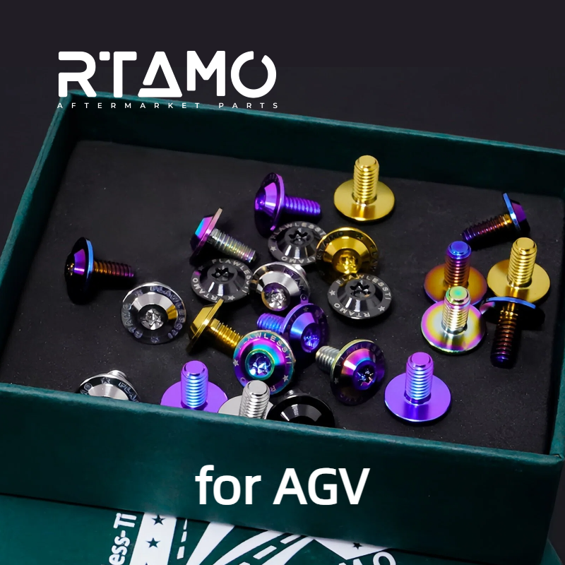 Titanium Helmet Bolts Visor Screws for AGV K3/K4/K5 & GPRR