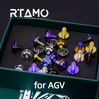 Titanium Helmet Bolts Visor Screws for AGV K3/K4/K5 & GPRR