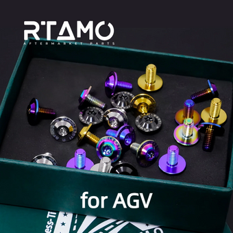 compare product Titanium Helmet Bolts Visor Screws for AGV K3/K4/K5 & GPRR