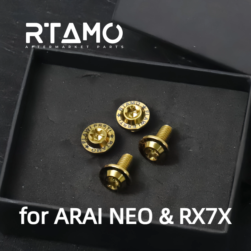Titanium Helmet Bolts Visor Screws for ARAI NEO & RX7X