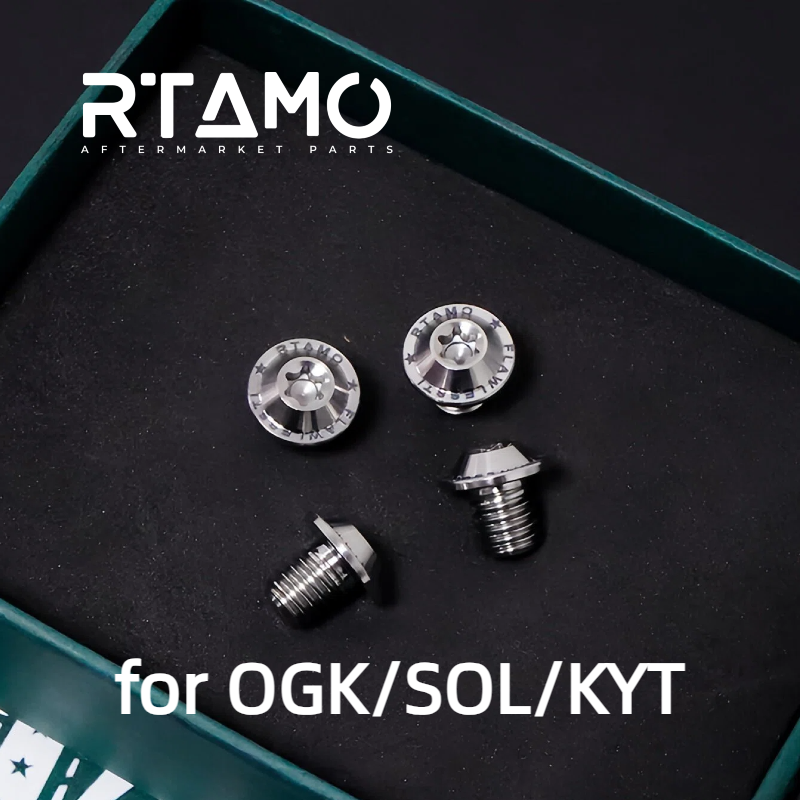 Titanium Helmet Bolts for OGK/SOL/KYT