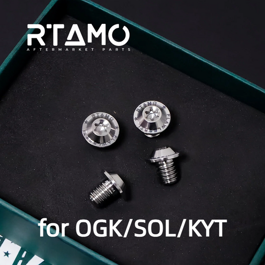 Titanium Helmet Bolts for OGK/SOL/KYT