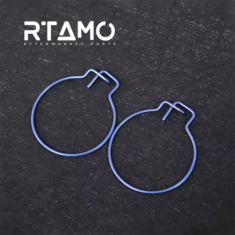 Titanium Rear Nut Clips for Ducati V4(Pair)