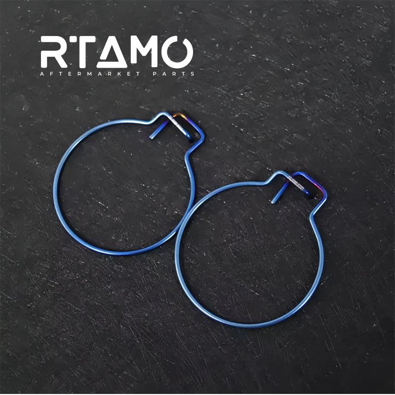 Titanium Rear Nut Clips for Ducati V4(Pair)