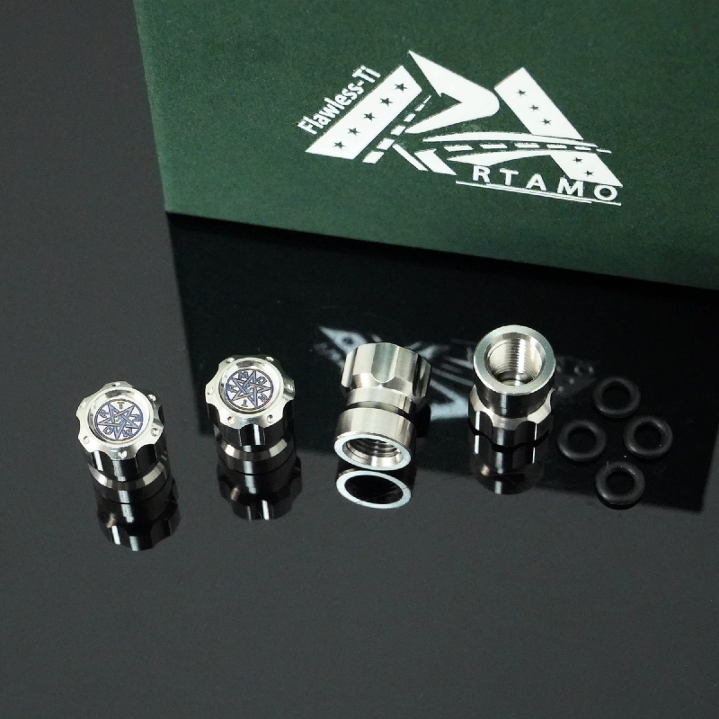 Titanium Valve Stem Cap--Gear Head