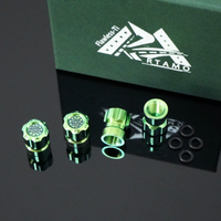 Titanium Valve Stem Cap--Gear Head