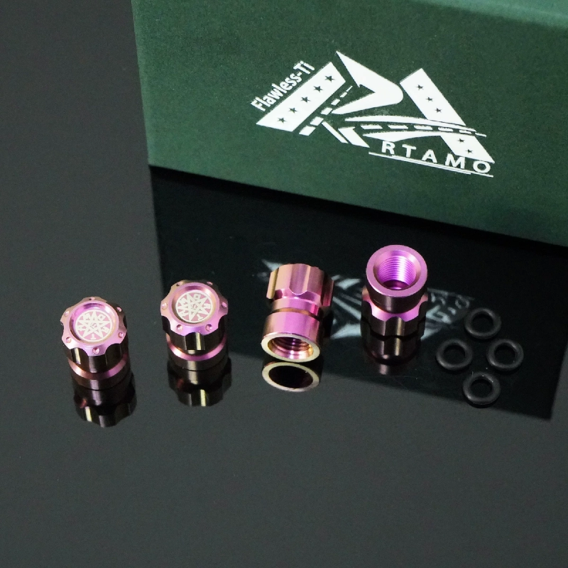 Titanium Valve Stem Cap--Gear Head