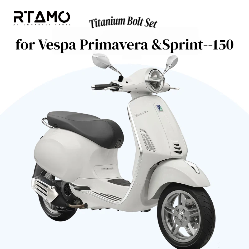 Titanium Bolt Set Fit for Vespa Primavera &Sprint--150