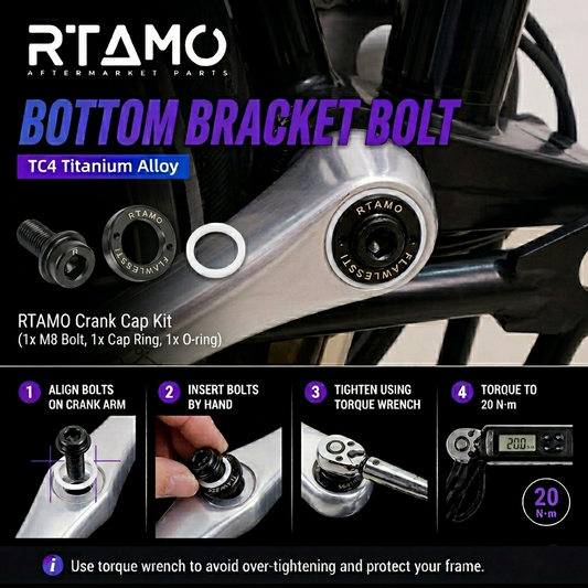 Titanium Bicycle Bottom Bracket Bolt